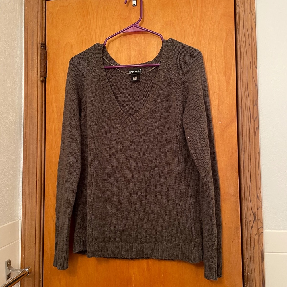 Olive wet seal sweater!